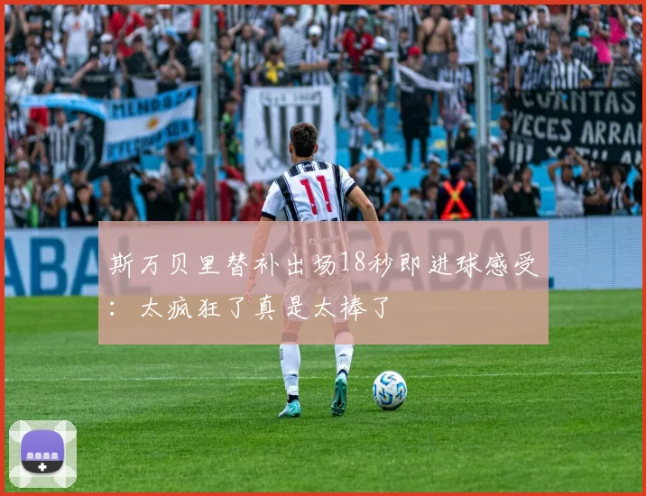斯万贝里替补出场18秒即进球感受：太疯狂了真是太棒了
